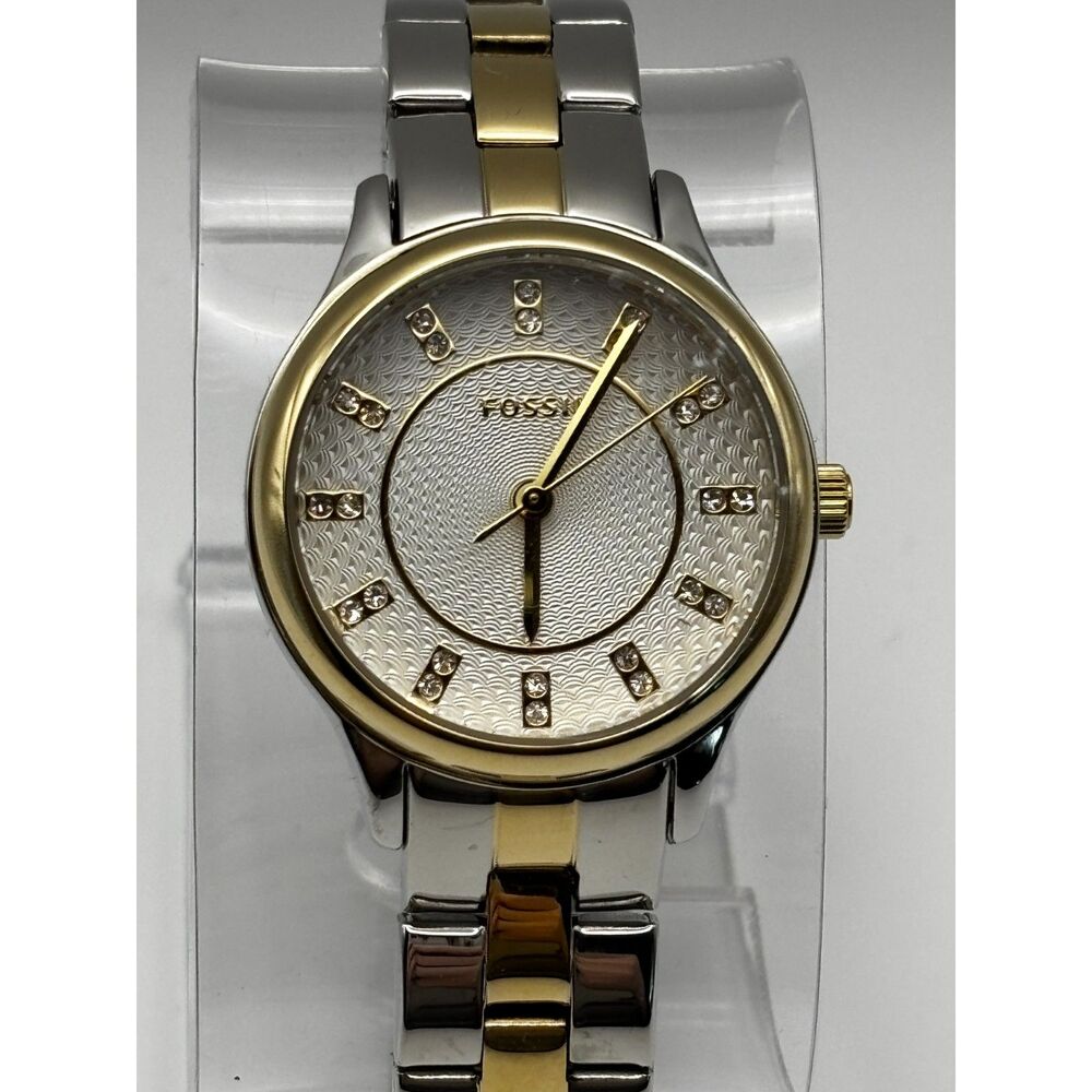 Fossil BQ1574 Modern Sophisticate 30mm 2-tone women's watch, working
